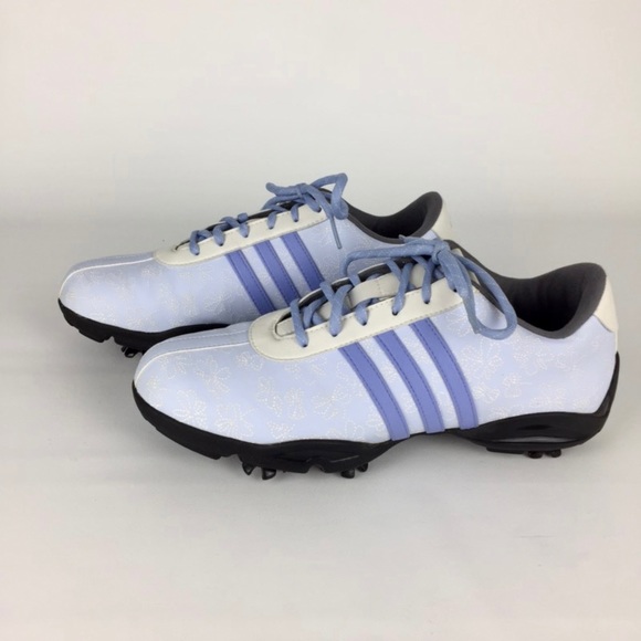 baño Herméticamente Por adidas | Shoes | Adidas Z Traxion Ladies Golf Shoes Blue Floral | Poshmark